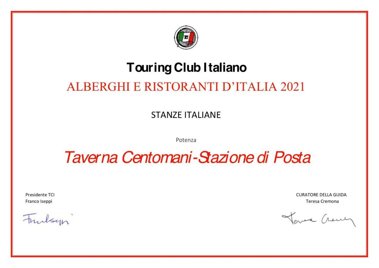 Taverna Centomani Potenza Eksteriør bilde